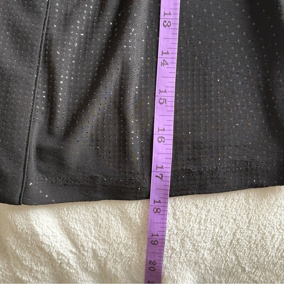 Calvin Klein Black Open Front Cardigan Shrug with Rhinestone Accents - Picture 13 of 17